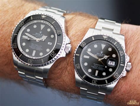 rolex sea dweller vs submariner